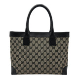 グッチ GUCCI GGキャンバス ハンドバッグ 505673 ブラック GGキャンバス/レザー レディース ハンドバッグ