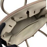 エルメス HERMES バーキン25 W刻 ベトン ゴールド金具 トゴ レディース ハンドバッグ