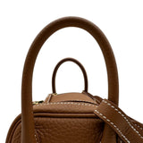エルメス HERMES リンディ ミニ K刻 ゴールド ゴールド金具 トリヨン レディース ショルダーバッグ