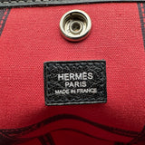 エルメス HERMES ガーデンパーティTPM アイボリー/ブラック トワル/ブッフル レディース トートバッグ