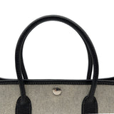 エルメス HERMES ガーデンパーティTPM アイボリー/ブラック トワル/ブッフル レディース トートバッグ