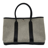 エルメス HERMES ガーデンパーティTPM アイボリー/ブラック トワル/ブッフル レディース トートバッグ