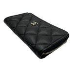 シャネル CHANEL クラシック ジップカードホルダー AP3179 ブラック キャビアスキン レディース カードケース
