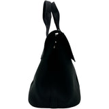 エルメス HERMES ヴァルパライソPM ブラック/シルバー金具 トワル レディース ハンドバッグ