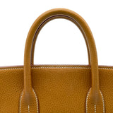 エルメス HERMES オータクロア32 □A刻印 ナチュラル ゴールド金具 アルデンヌ レディース ハンドバッグ