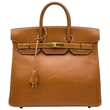 エルメス HERMES オータクロア32 〇Z刻印 ゴールド ゴールド金具 クシュベル レディース ハンドバッグ