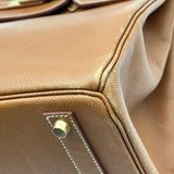 エルメス HERMES オータクロア32 〇Z刻印 ゴールド ゴールド金具 クシュベル レディース ハンドバッグ
