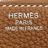 エルメス HERMES オータクロア40 U刻印 ゴールド シルバー金具 トゴ メンズ ハンドバッグ