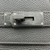 エルメス HERMES オータクロア40 K刻印 ブラック ブラック金具 トゴ ユニセックス ハンドバッグ