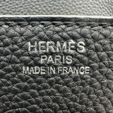 エルメス HERMES オータクロア40 K刻印 ブラック ブラック金具 トゴ ユニセックス ハンドバッグ