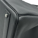 エルメス HERMES オータクロア40 K刻印 ブラック ブラック金具 トゴ ユニセックス ハンドバッグ
