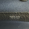 エルメス HERMES ガーデンパーティPM Y刻印 ダークブルー シルバー金具 トワル レディース ハンドバッグ