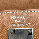 エルメス HERMES ケリー25 外縫い G刻印 ゴールド シルバー金具 ヴォーマダム レディース ショルダーバッグ