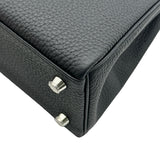 エルメス HERMES ケリー25 内縫い K刻印 ブラック/シルバー金具 トゴ レディース ショルダーバッグ