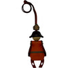 エルメス HERMES チャーム 花火師 W刻印 キューイブル/フー/オレンジ シルバー金具 エプソン ユニセックス キーホルダー