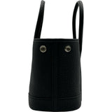 エルメス HERMES ネオガーデンパーティ23 W刻印 ブラック/シルバー金具 ネゴンダ レディース ハンドバッグ