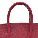エルメス HERMES バーキン25 B刻印 ルビー ゴールド金具 トゴ レディース ハンドバッグ