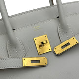 エルメス HERMES バーキン30 B刻印 グリペール/ゴールド金具 エプソン レディース ハンドバッグ