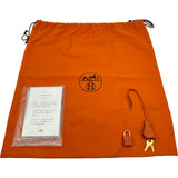 エルメス HERMES バーキン30 A刻印 タンジェリン ゴールド金具 オーストリッチ レディース ハンドバッグ