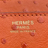 エルメス HERMES バーキン30 A刻印 タンジェリン ゴールド金具 オーストリッチ レディース ハンドバッグ