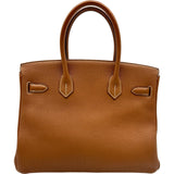 エルメス HERMES バーキン30 T刻印 ゴールド ゴールド金具 トゴ レディース ハンドバッグ