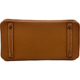 エルメス HERMES バーキン30 T刻印 ゴールド ゴールド金具 トゴ レディース ハンドバッグ