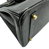 エルメス HERMES バーキン35 □B刻印 ブラック ゴールド金具 アルデンヌ レディース ハンドバッグ