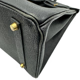 エルメス HERMES バーキン35 □B刻印 ブラック ゴールド金具 アルデンヌ レディース ハンドバッグ