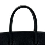 エルメス HERMES バーキン35 □A刻印 ブラック ゴールド金具 アルデンヌ レディース ハンドバッグ