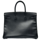 エルメス HERMES バーキン35 □A刻印 ブラック ゴールド金具 アルデンヌ レディース ハンドバッグ