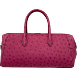 エルメス HERMES ポリポンペイ27 □J刻印 フューシャピンク シルバー金具 オーストリッチ レディース ハンドバッグ