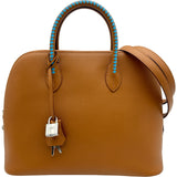 エルメス HERMES ボリード1923 30 トレサージュ C刻印 ゴールド シルバー金具 エプソン レディース ハンドバッグ