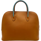 エルメス HERMES ボリード1923 30 トレサージュ C刻印 ゴールド シルバー金具 エプソン レディース ハンドバッグ