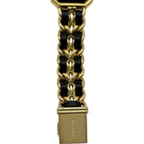 シャネル CHANEL プルミエール S H0001 ブラック ゴールドプレーテッド クオーツ レディース 腕時計