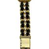 シャネル CHANEL プルミエール S H0001 ブラック ゴールドプレーテッド クオーツ レディース 腕時計