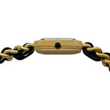 シャネル CHANEL プルミエール S H0001 ブラック ゴールドプレーテッド クオーツ レディース 腕時計
