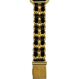 シャネル CHANEL プルミエール L H0001 ブラック ゴールドプレーテッド クオーツ レディース 腕時計