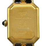 シャネル CHANEL プルミエール L H0001 ブラック ゴールドプレーテッド クオーツ レディース 腕時計