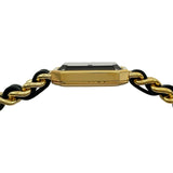 シャネル CHANEL プルミエール L H0001 ブラック ゴールドプレーテッド クオーツ レディース 腕時計