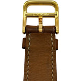 エルメス HERMES メドール ME1.201 ホワイト ゴールドプレーテッド クオーツ レディース 腕時計