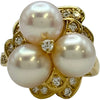 ミキモト MIKIMOTO リング ゴールド K18 パール ダイヤモンド ジュエリー