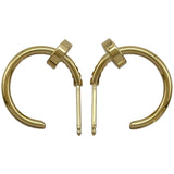 カルティエ Cartier ジュストアンクルフープピアス ゴールド Au750 ジュエリー