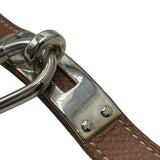 エルメス HERMES ケリーウォッチ シルバー×ブラウン SS レディース 腕時計