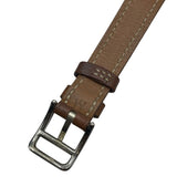 エルメス HERMES ケリーウォッチ シルバー×ブラウン SS レディース 腕時計