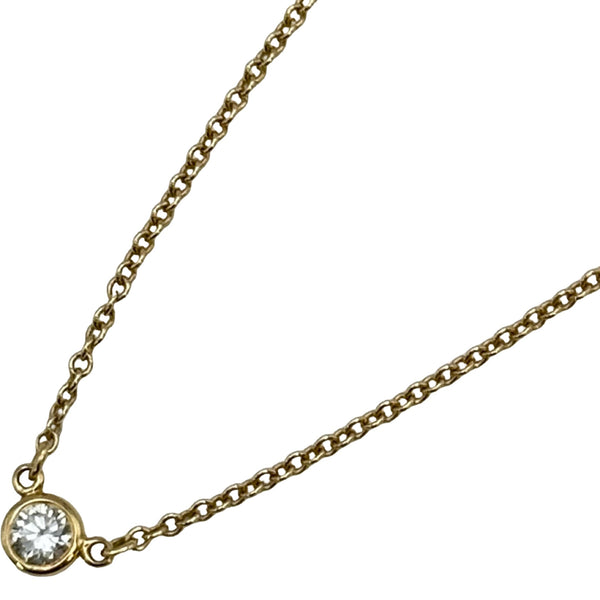 ティファニー TIFFANY＆CO バイザヤードネックレス ゴールド Au750