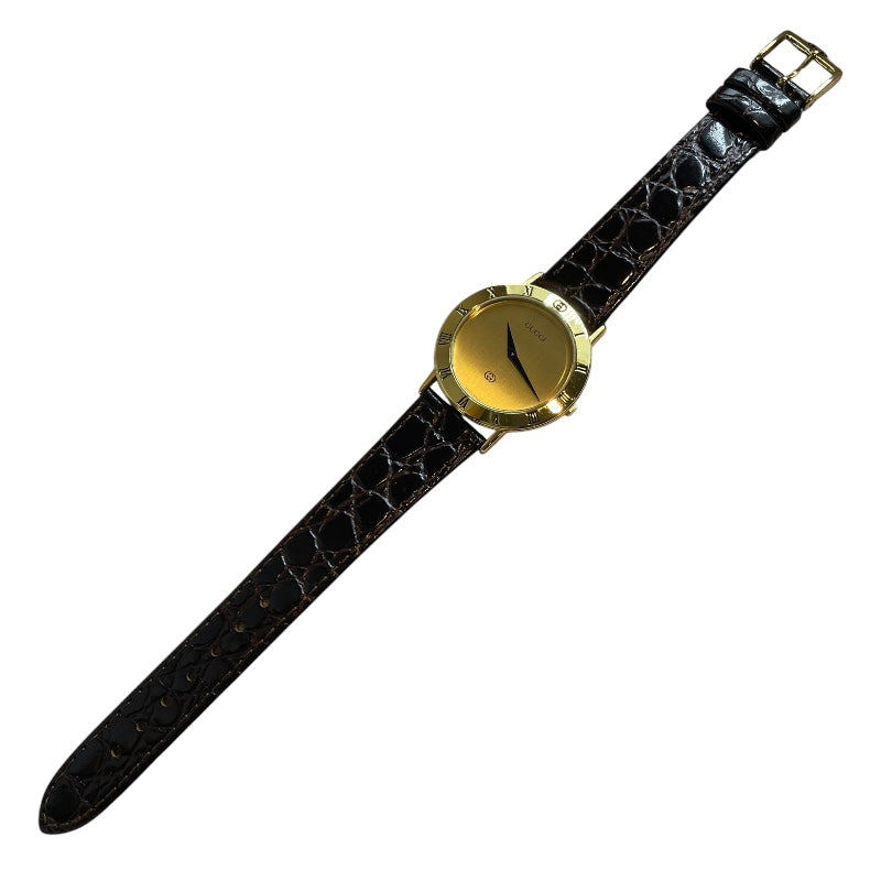 グッチ GUCCI メンズウォッチ 3000M ゴールド GP メンズ 腕時計 | 中古