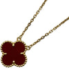 ヴァンクリーフ＆アーペル Van Cleef & Arpels ヴィンテージアルハンブラネックレス ゴールド Au750 カーネリアン ジュエリー