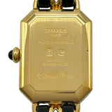 シャネル CHANEL プルミエール M H0001 ブラック ゴールドプレーテッド クオーツ レディース 腕時計