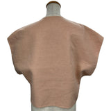 エルメス HERMES フェロヌリーカシミヤショットコート 6E0245DA ピンク カシミヤ レディース ポンチョ
