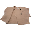 エルメス HERMES フェロヌリーカシミヤショットコート 6E0245DA ピンク カシミヤ レディース ポンチョ
